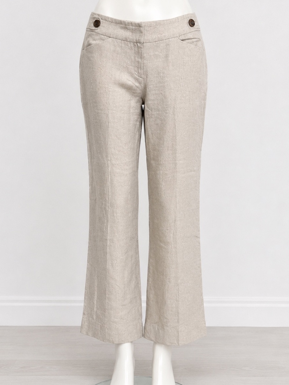 J. Crew Baird McNutt Linen Pants in Beige Women’s 6 Favorite Fit